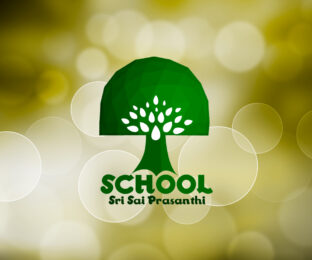 Разработка логотипа для индийской школы Sri Sai Prasanthi